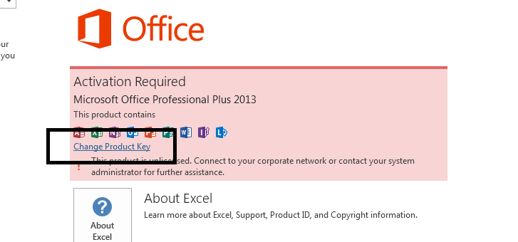 microsoft office professional plus 2013 activation product key